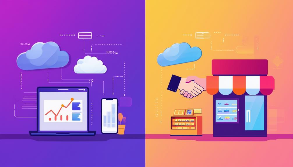 online vs traditional business comparison