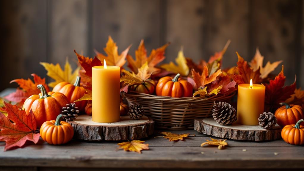 autumn diy table centerpieces