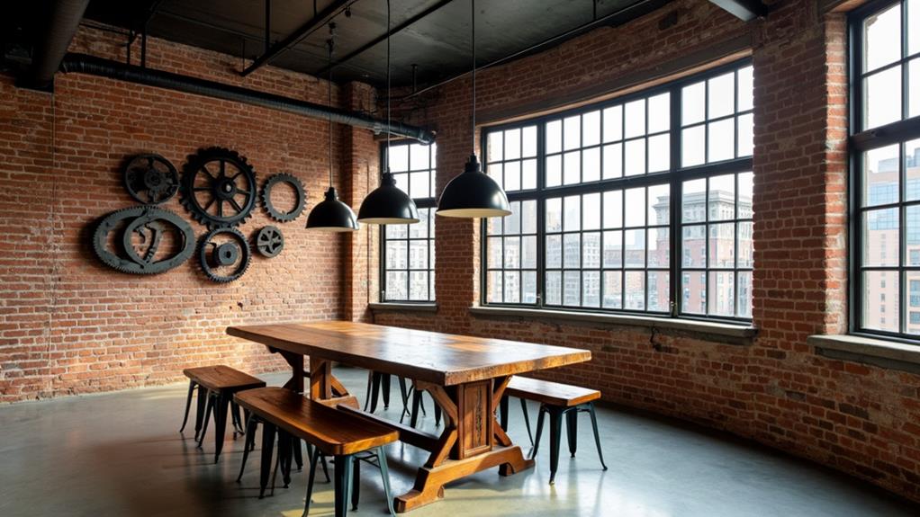 industrial aesthetic modern decor