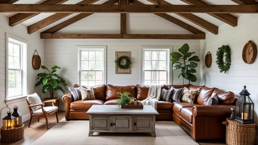 farmhouse chic living room revamp