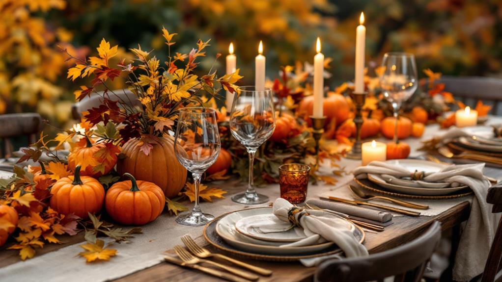 autumn table setting tips