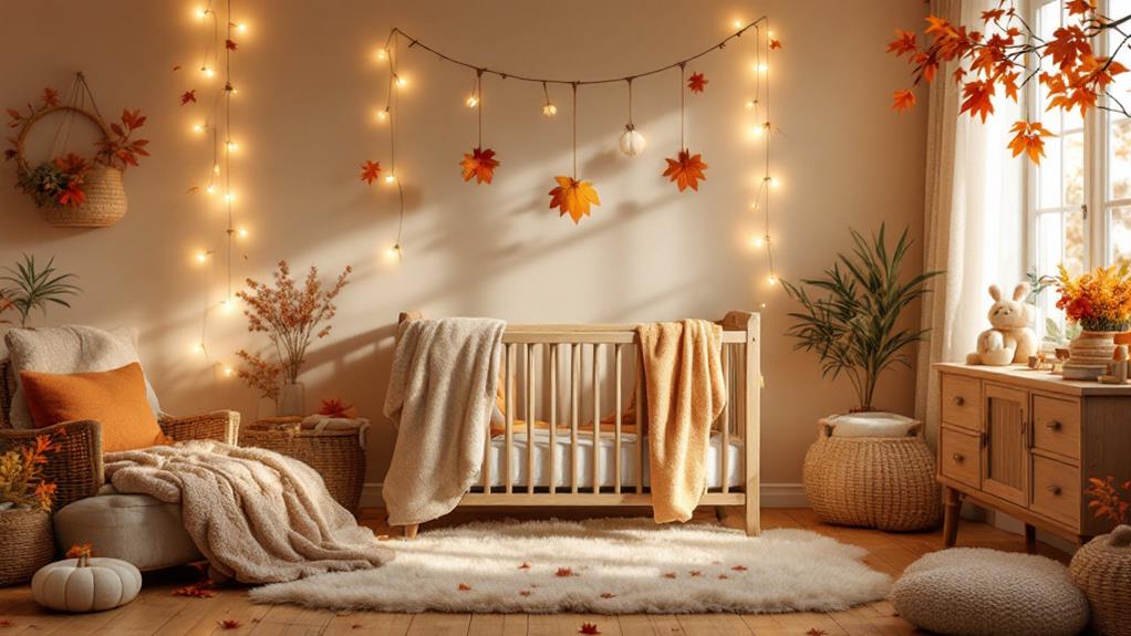 cozy autumn nursery decor