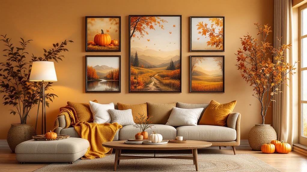 cozy fall wall art