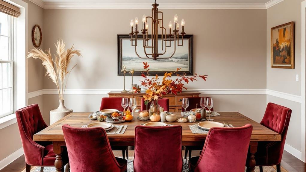 fall dining room trends