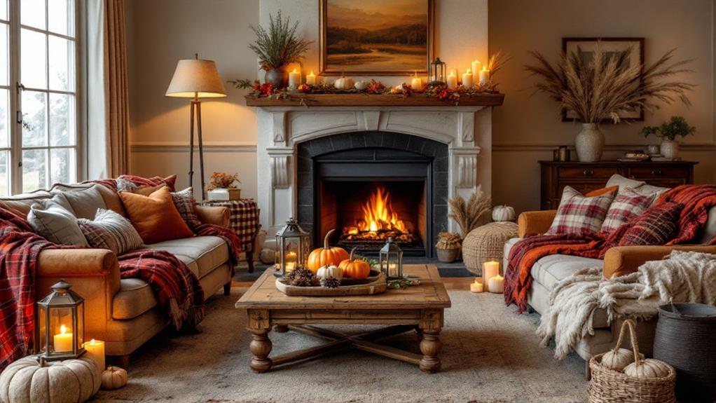 rustic autumn home decor