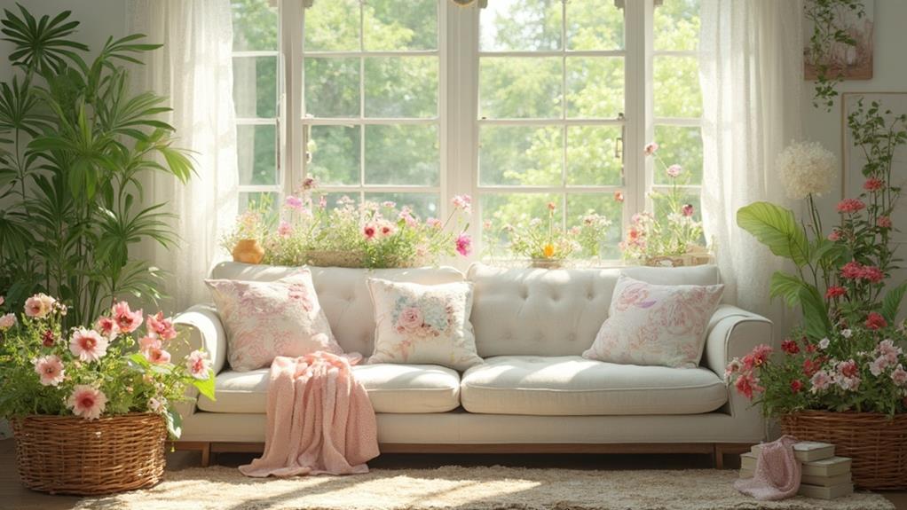 vibrant spring home decor