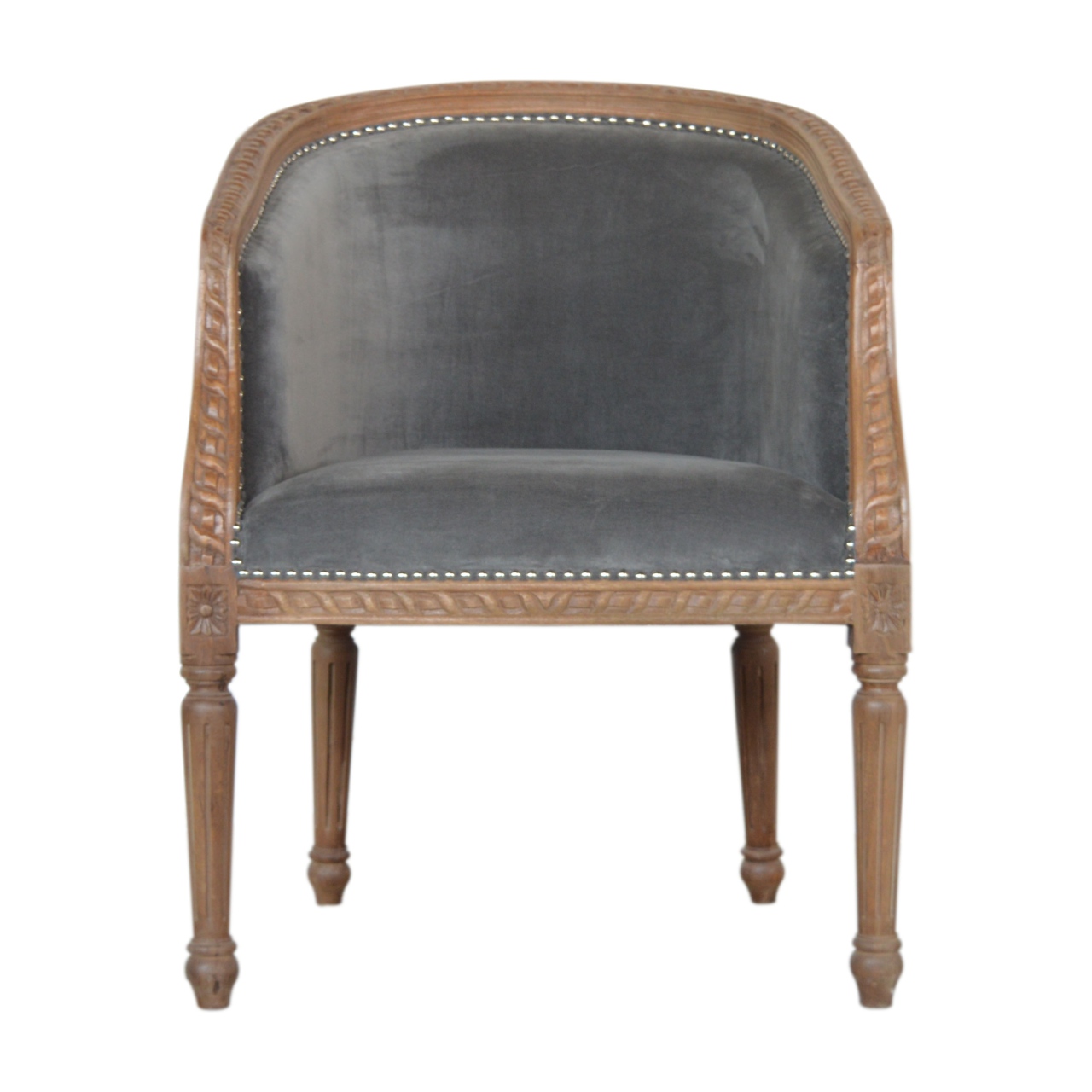 Wholesale Grey Velvet Occasional Chair | Dropshipping by Artisan Furniture