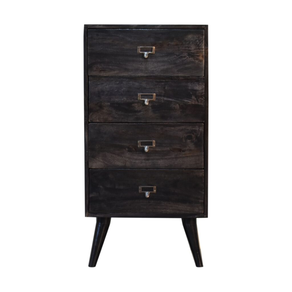 in1717 ash black filing cabinet