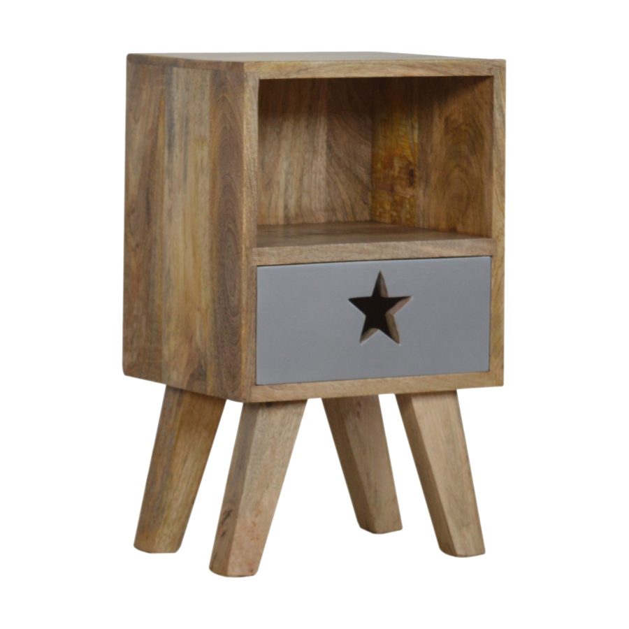 Small Star Painted Bedside - Image 2