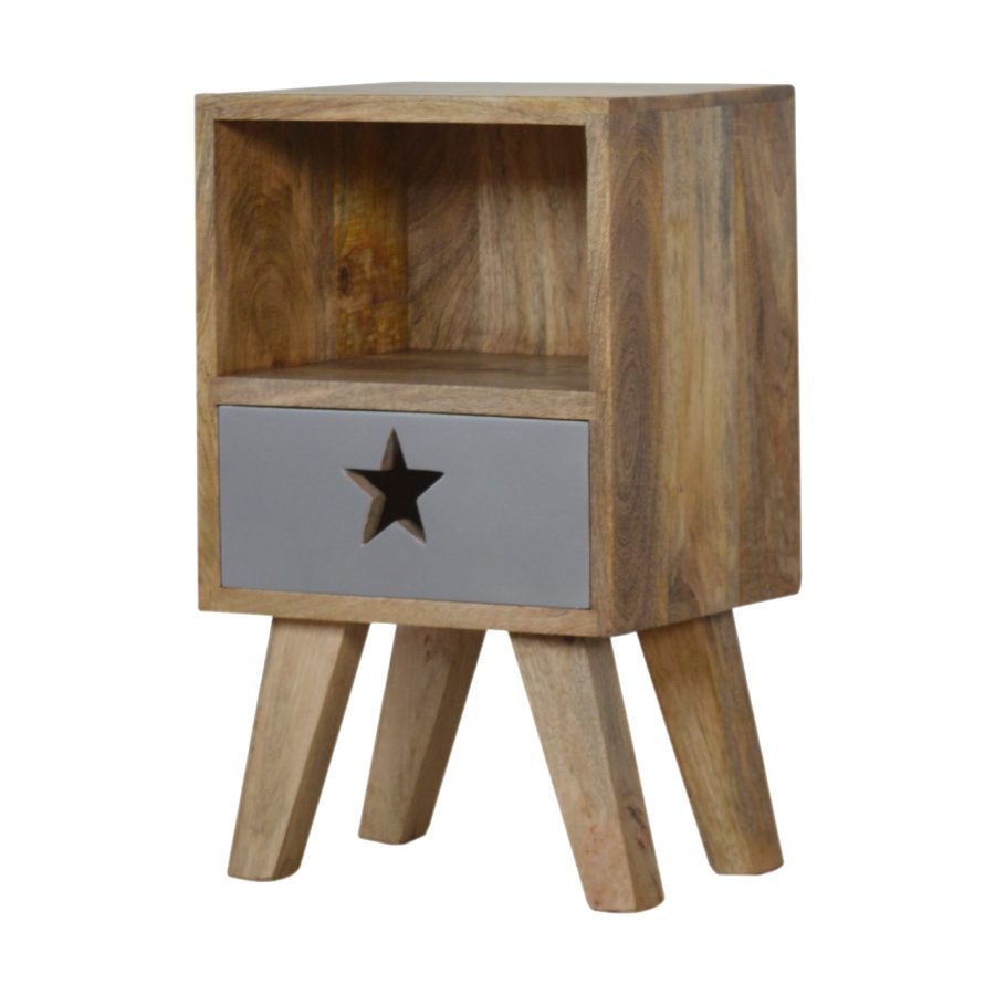 Small Star Painted Bedside - Image 3