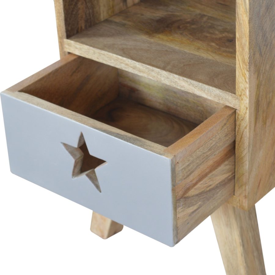 Small Star Painted Bedside - Image 7