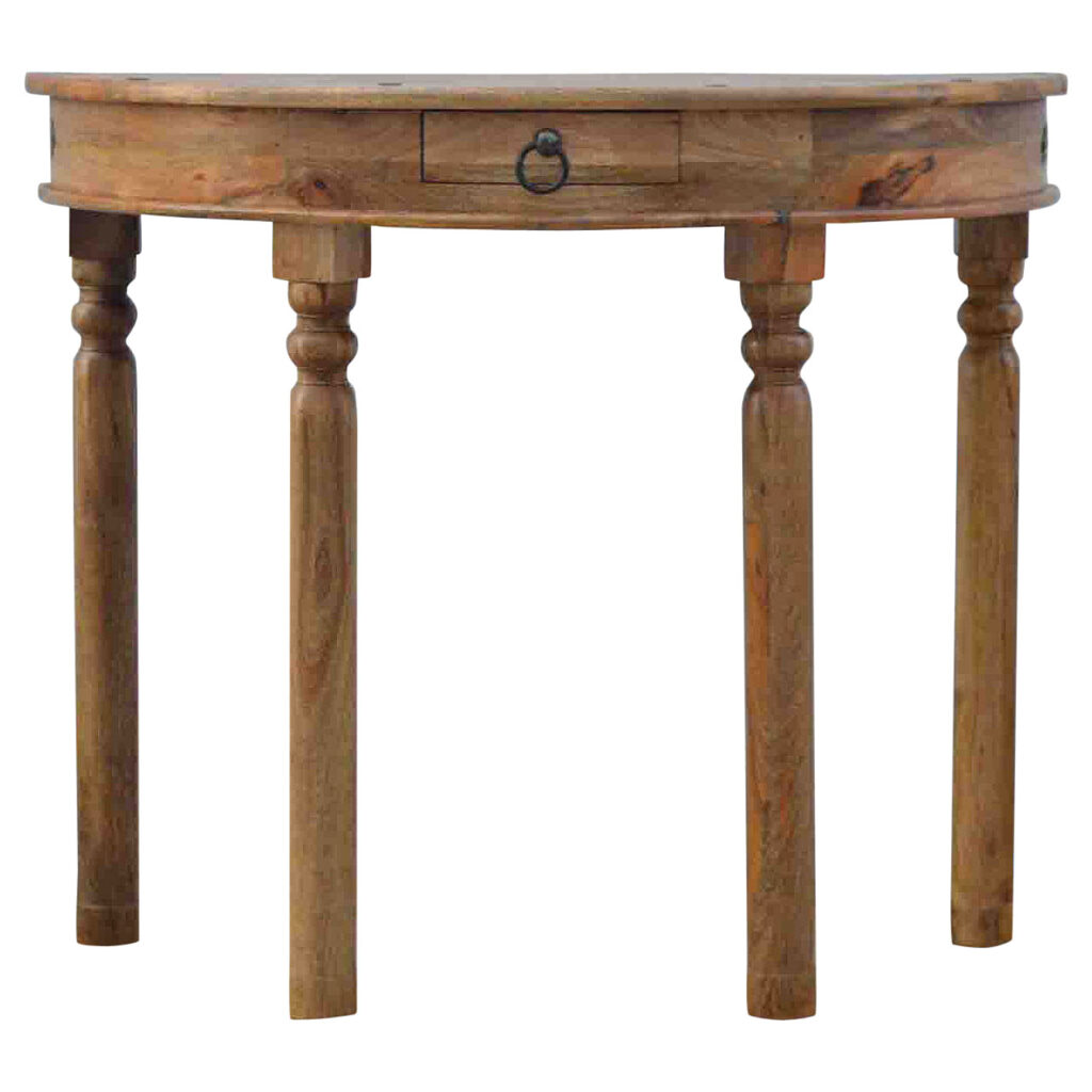 serpentine console table