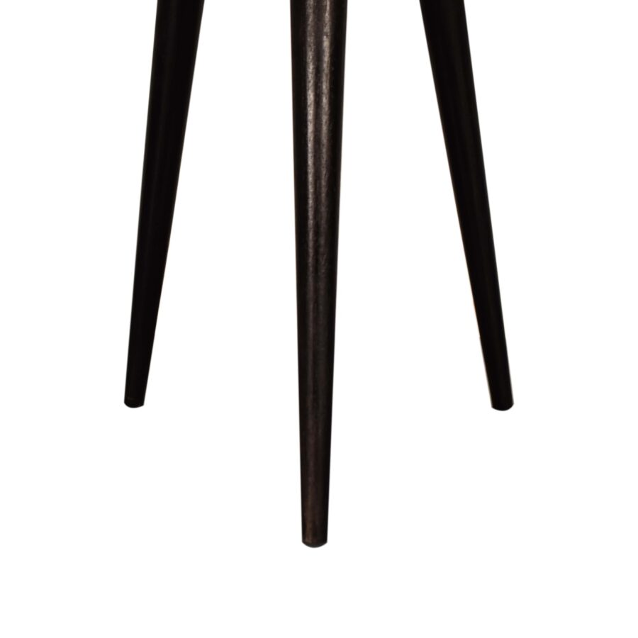 in1079 walnut gold inlay end table