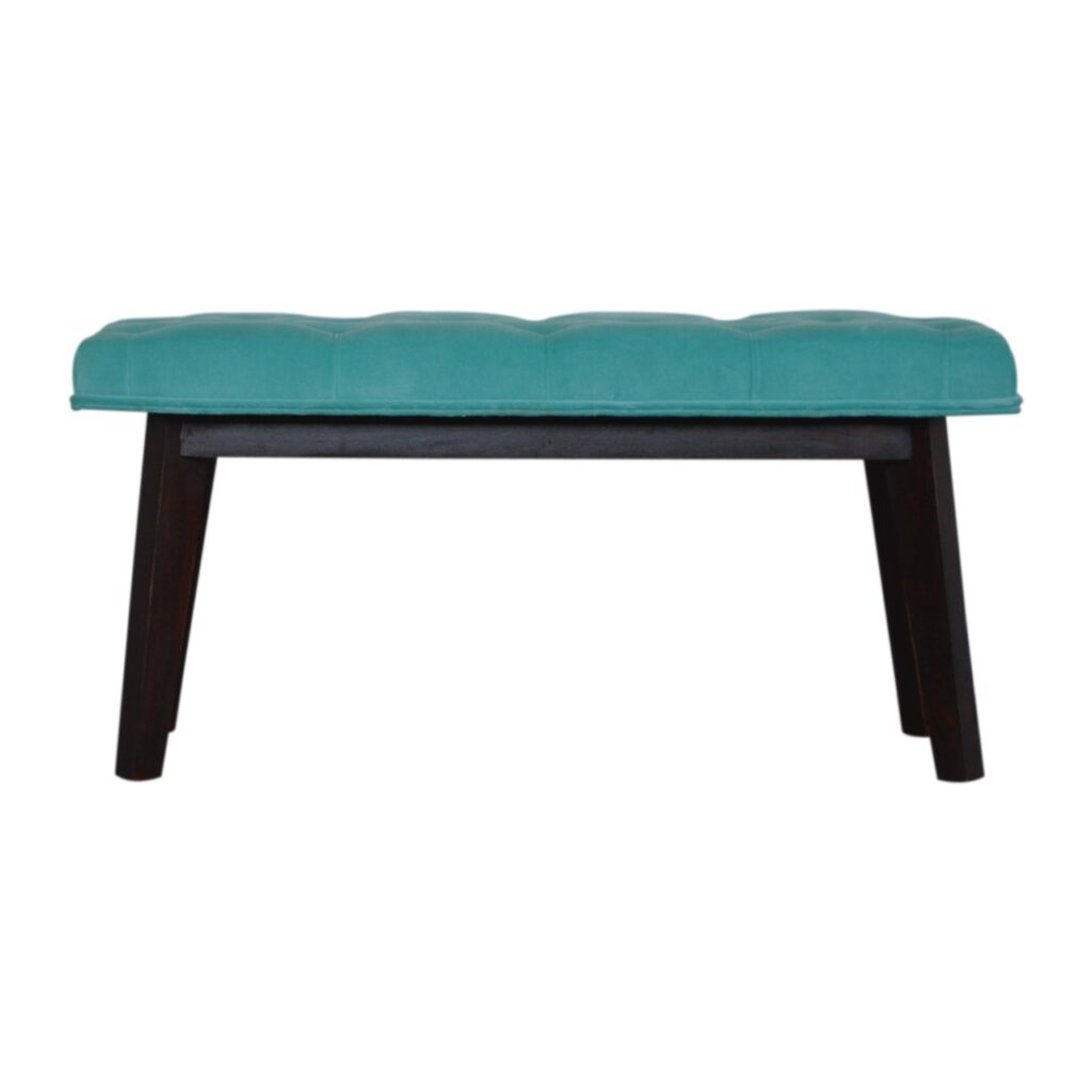 in1421 nordic style turquoise bench