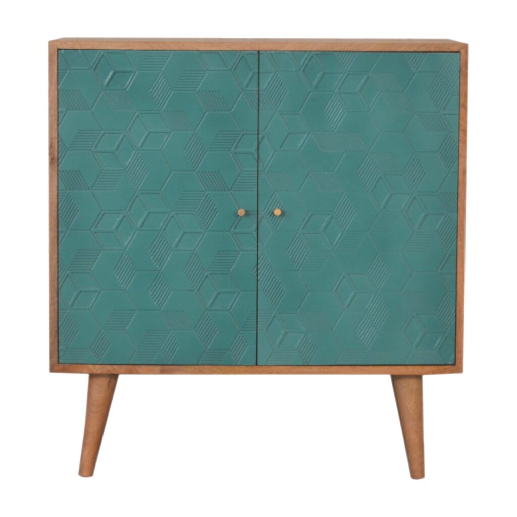 in1524 acadia teal cabinet