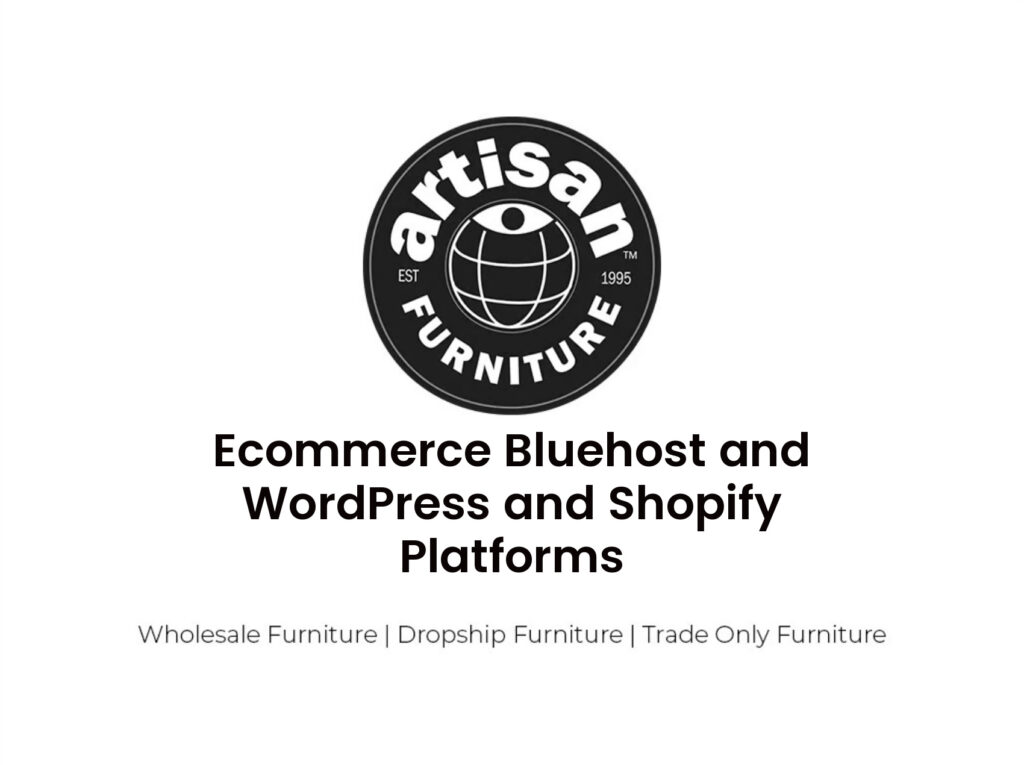 Ecommerce Bluehost and WordPress and Shopify Platforms