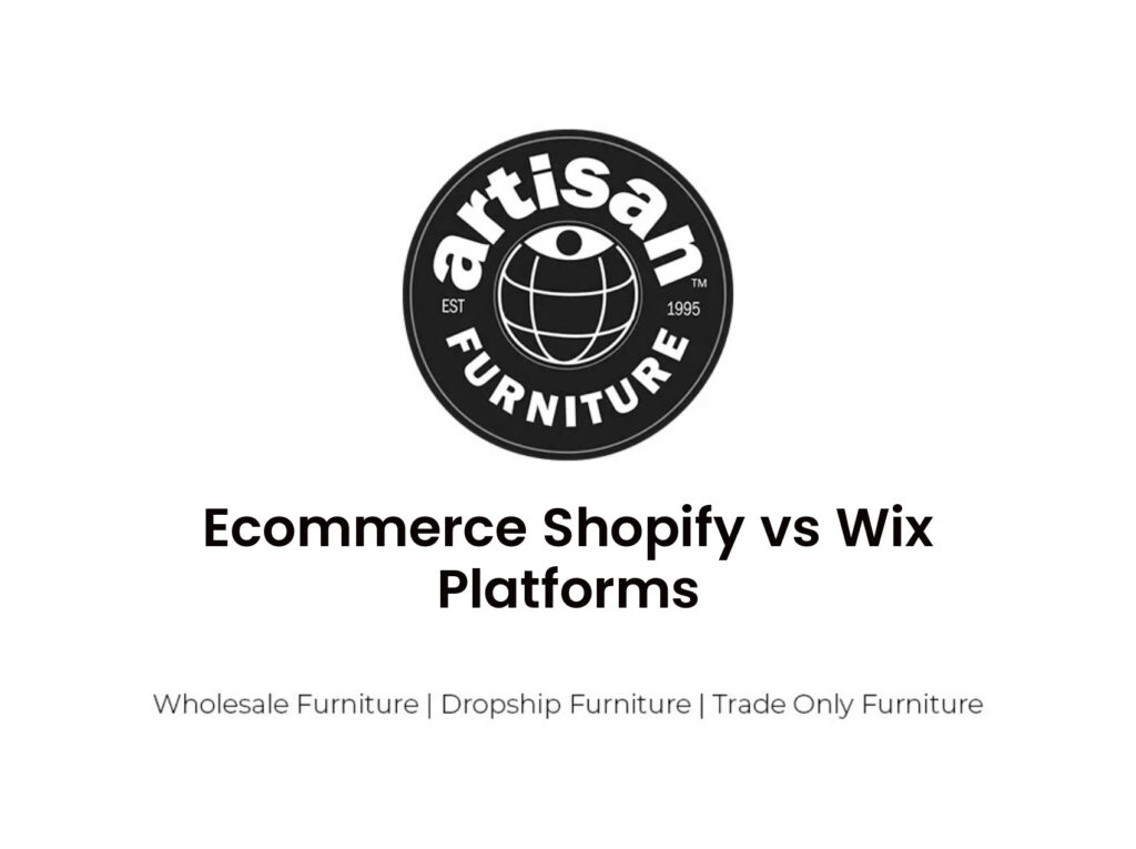 Ecommerce Shopify vs Wix Platforms