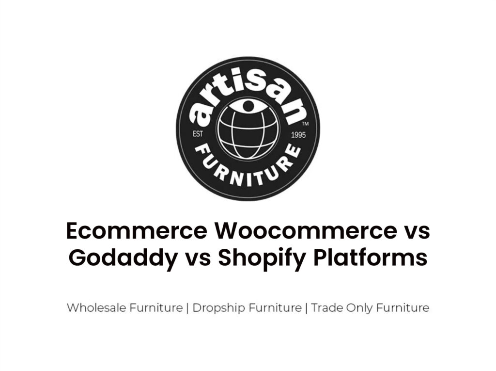 Ecommerce Woocommerce vs Godaddy vs Shopify Platforms