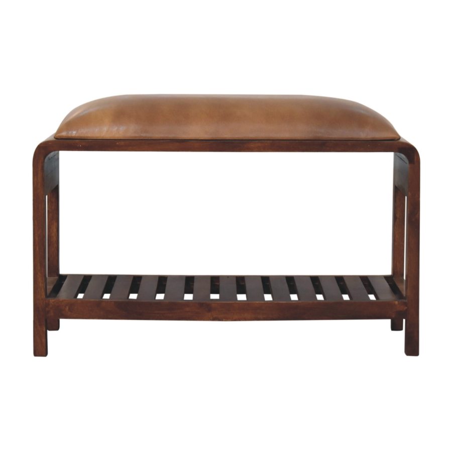 Buffalo Slatted Square Bench - Image 2