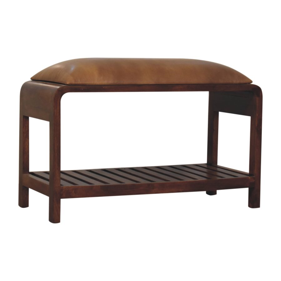 Buffalo Slatted Square Bench - Image 3