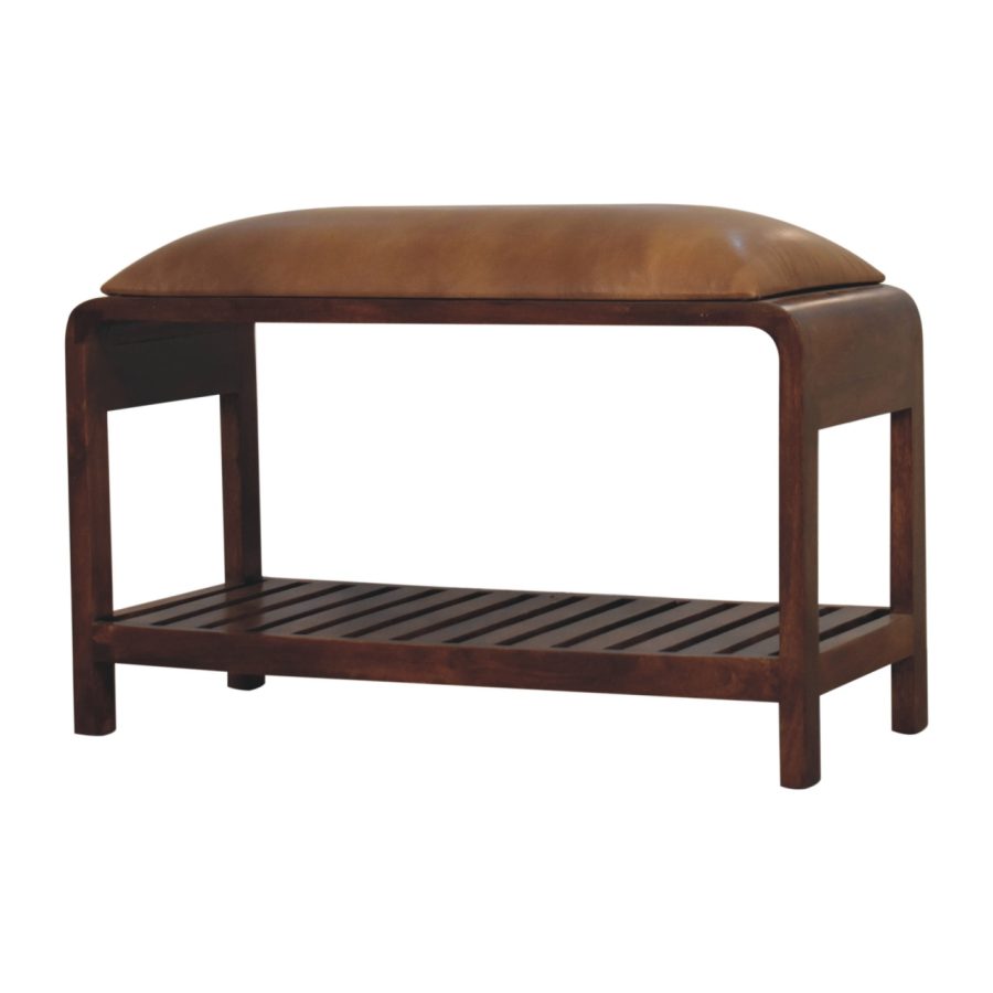 Buffalo Slatted Square Bench - Image 4