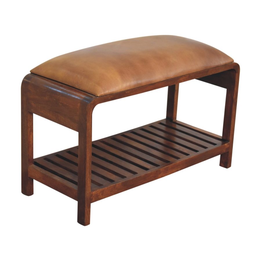 Buffalo Slatted Square Bench - Image 5