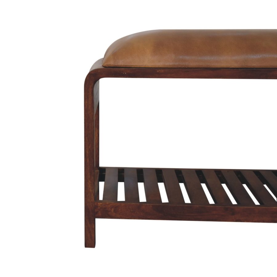 Buffalo Slatted Square Bench - Image 6