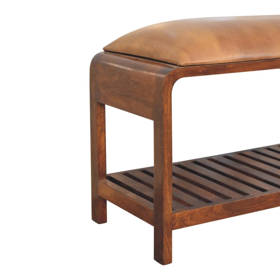 Buffalo Slatted Square Bench - Image 7