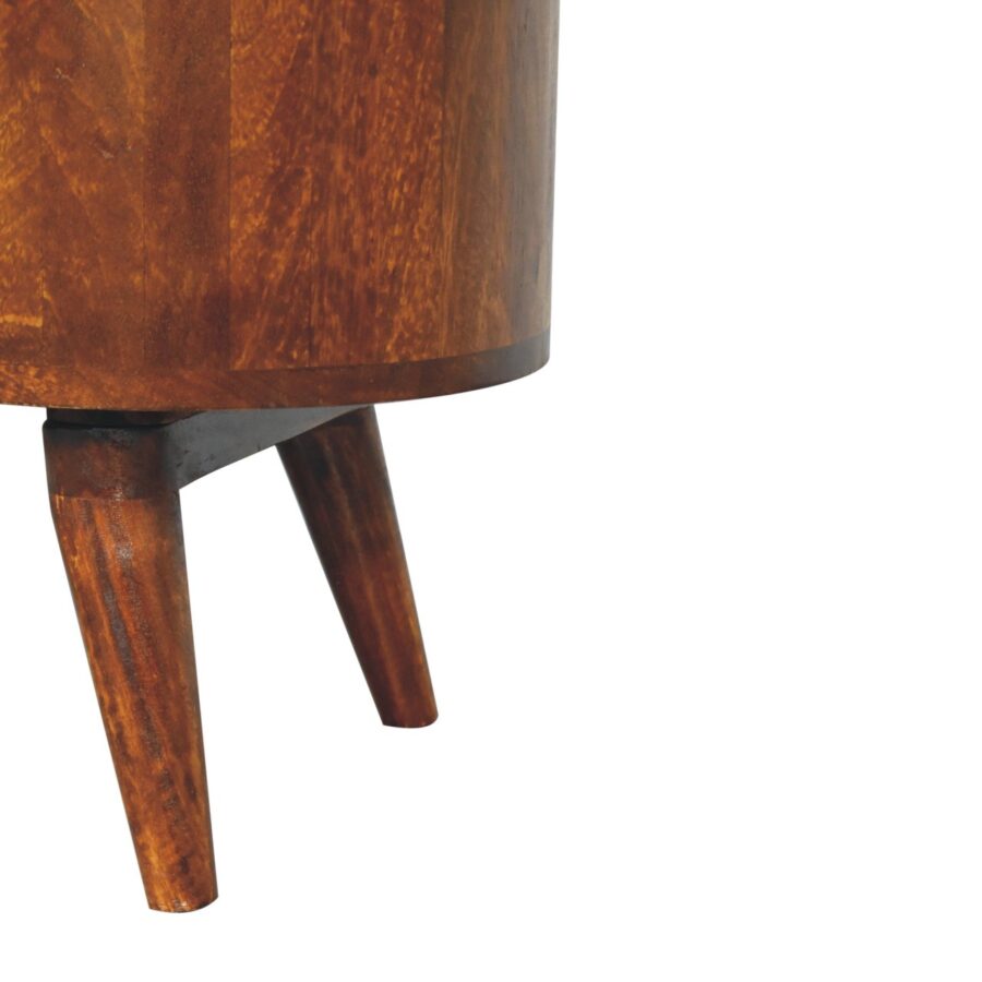 Soba Chestnut Shoe Cabinet - Image 7