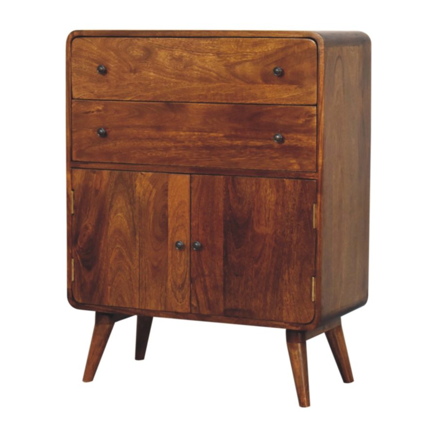 Curved Nordic Charm Cabinet - Image 4