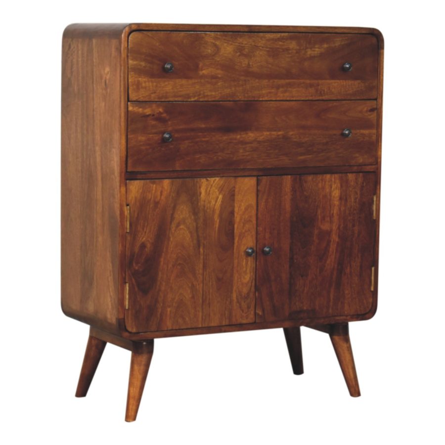 Curved Nordic Charm Cabinet - Image 5