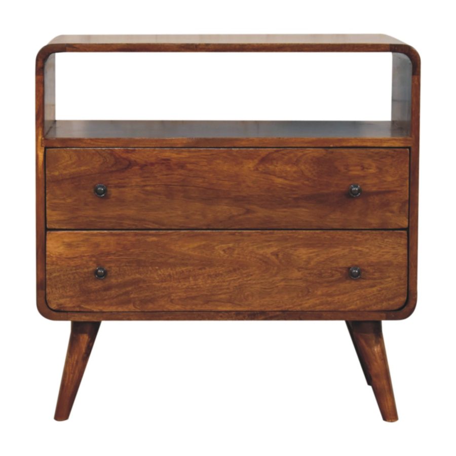 Curved Nordic Charm Console