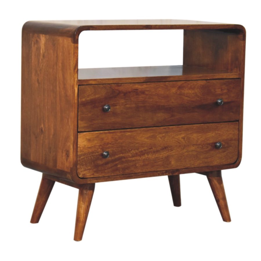 Curved Nordic Charm Console - Image 3