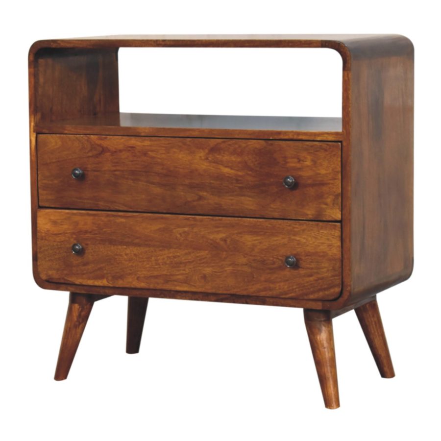 Curved Nordic Charm Console - Image 4