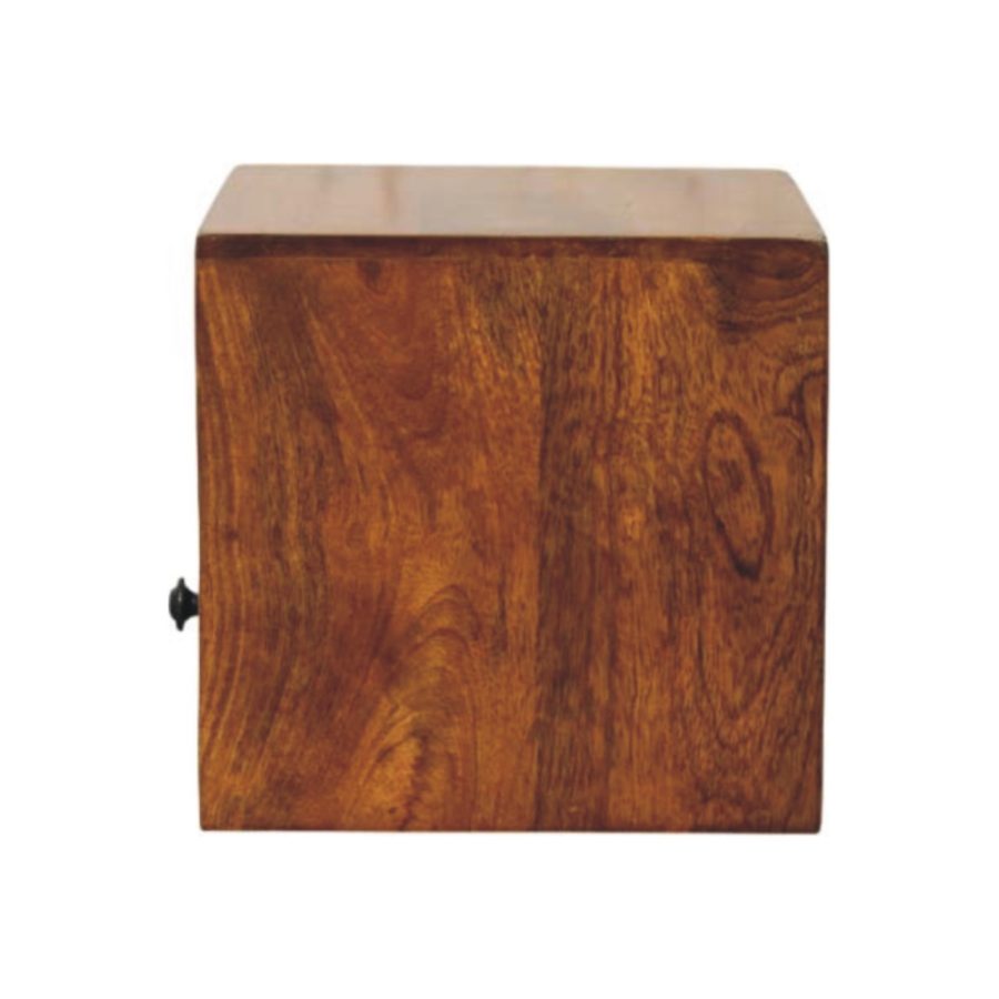 Solis 1-Drawer Chestnut Wall Mounted Nightstand - Image 9