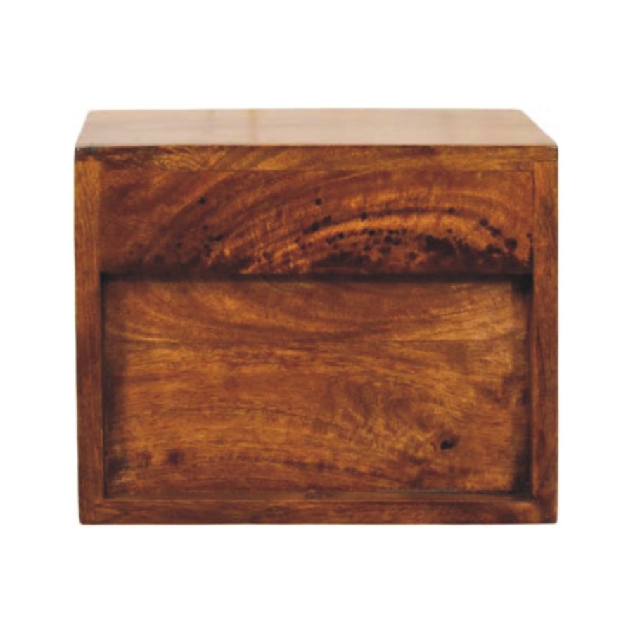 Solis 1-Drawer Chestnut Wall Mounted Nightstand - Image 10