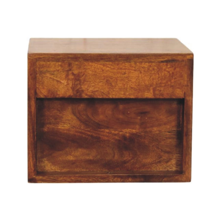 Solis 2-Drawer Chestnut Wall Mounted Nightstand - Image 10