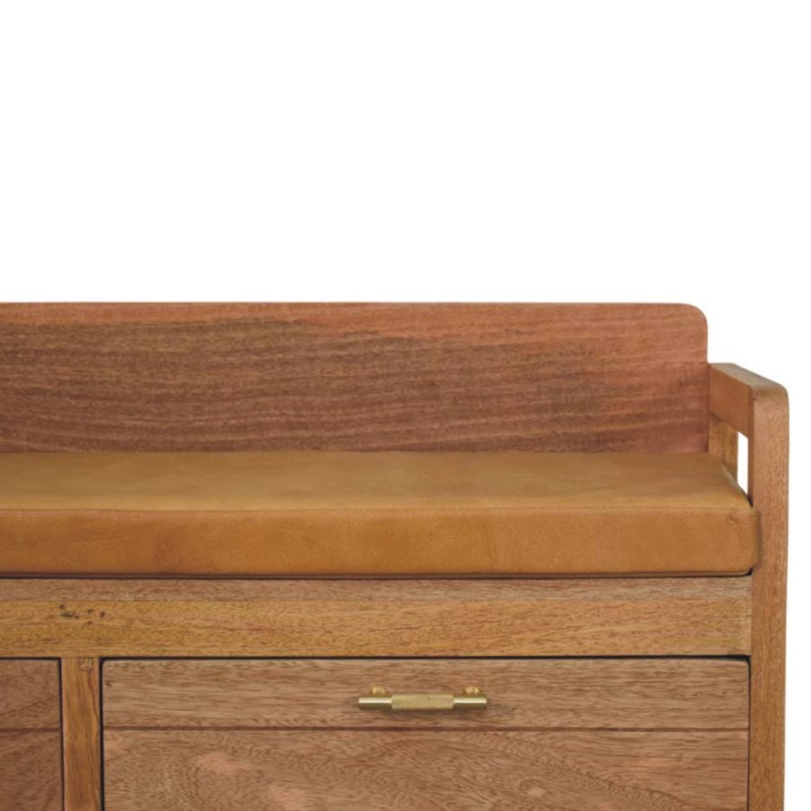 Oxford Oak-ish 2 Drawer Storage Bench - Image 5