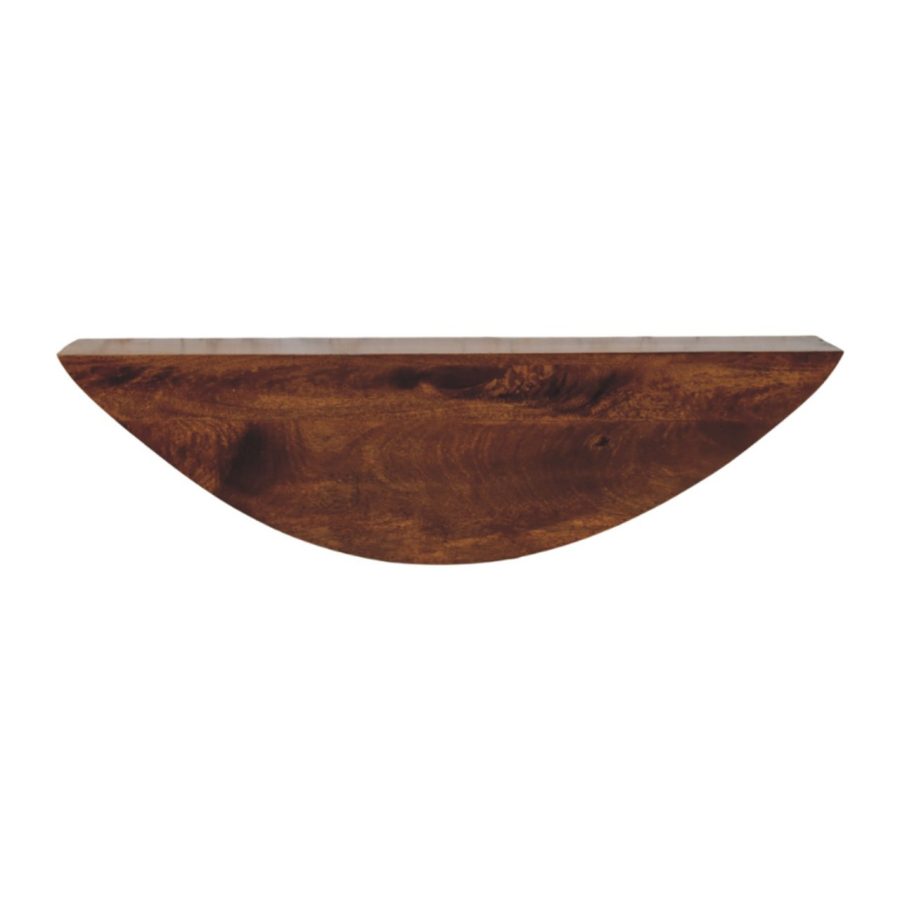 Crescent Floating Wall Shelf - Image 2