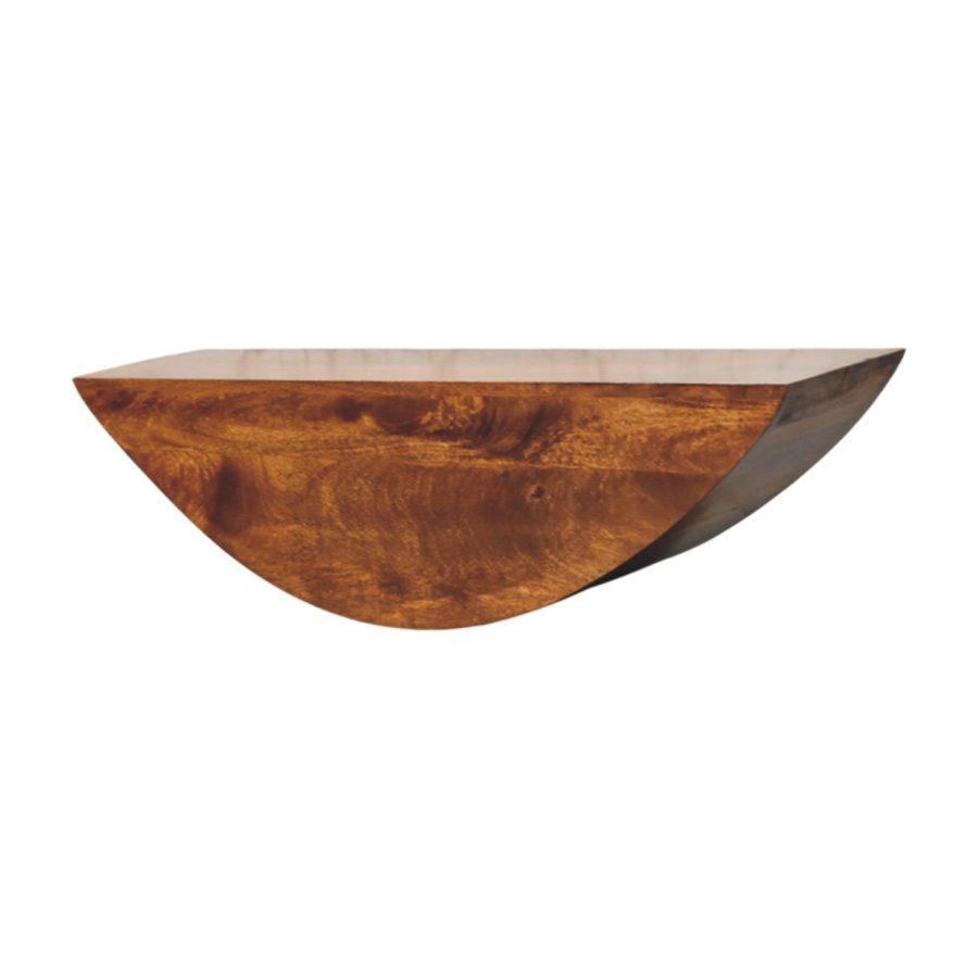 Crescent Floating Wall Shelf - Image 3