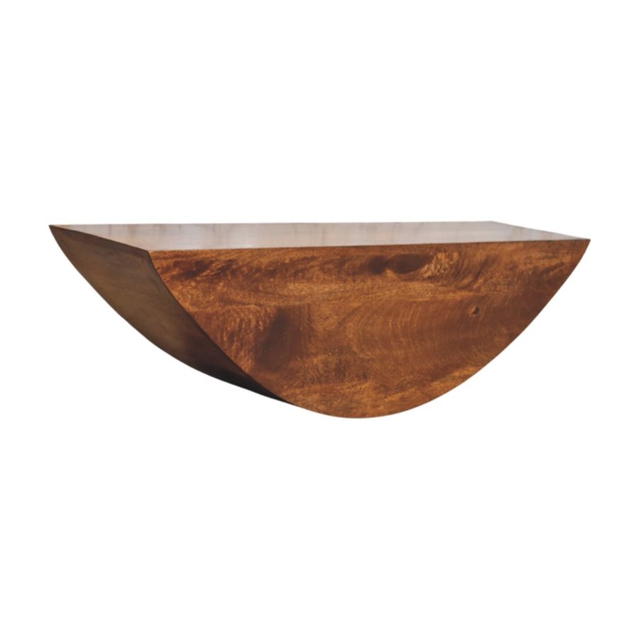 Crescent Floating Wall Shelf - Image 4